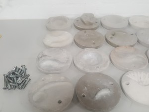 Thumbnail image of Lot of 20 Grey Bouldering / Rock Climbing Grips Hand / Foot - With Bolts