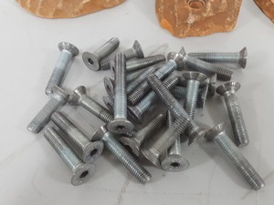 Thumbnail image of Lot of 25 Orange Bouldering / Rock Climbing Grips Hand / Foot - With Bolts