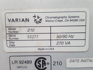 Thumbnail image of 2x Varian Polaris 210 Solvent Delivery Module Lab HPLC - Spares Repairs