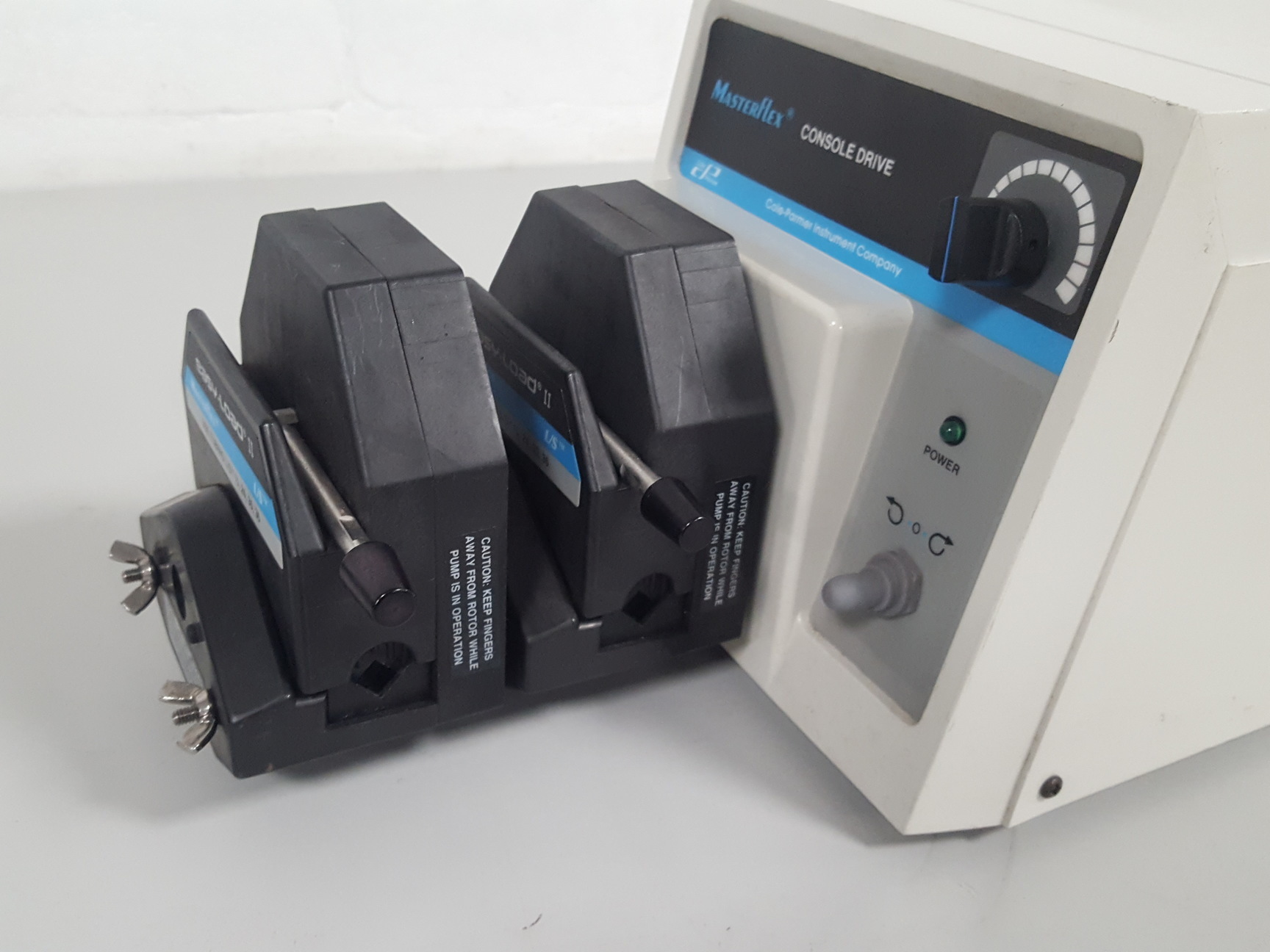 Image of Cole Parmer Masterflex Console Drive + Easy Load II Peristaltic Pump 7520-67 
