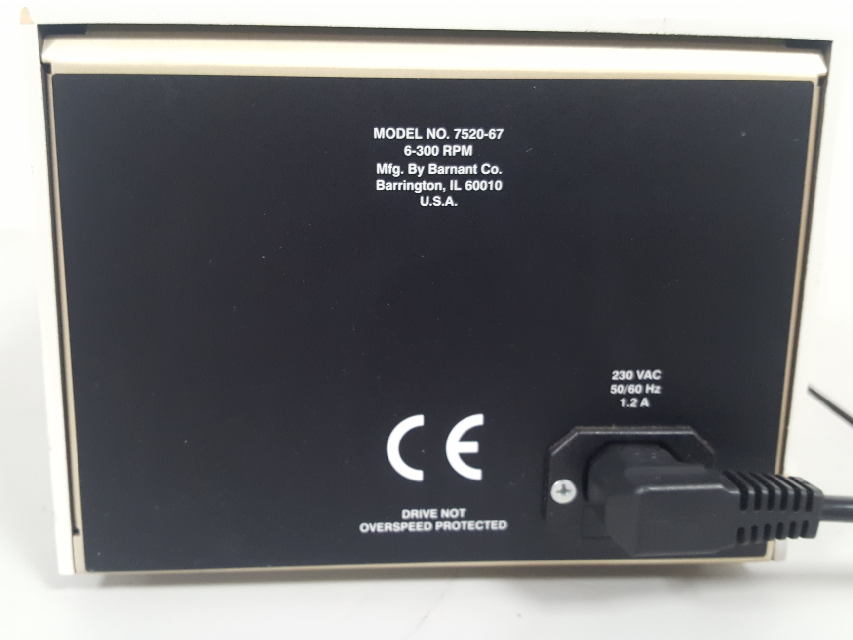 Image of Cole Parmer Masterflex Console Drive + Easy Load II Peristaltic Pump 7520-67 