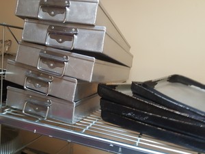 Thumbnail image of Job Lot of Catering, Coffee Pots, Baking Trays, Soup, Gravy Stainless Steel