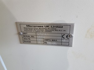 Thumbnail image of MicroMass Q-Tof & Q-Tof-Global Mass Spectrometer + Edwards E2M28 Lab