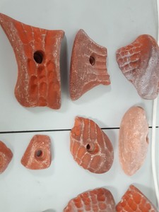 Thumbnail image of Lot of 18 Orange Bouldering / Rock Climbing Grips Hand / Foot - No Bolts