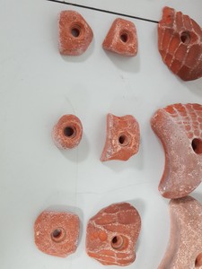 Thumbnail image of Lot of 18 Orange Bouldering / Rock Climbing Grips Hand / Foot - No Bolts