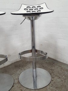Thumbnail image of 2x Jam Calligaris Bar Stool Chair Italian Designer Acrylic