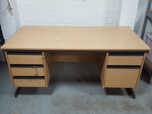 Thumbnail image of Office Desk Table Veneer Writing