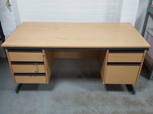 Thumbnail image of Office Desk Table Veneer Writing