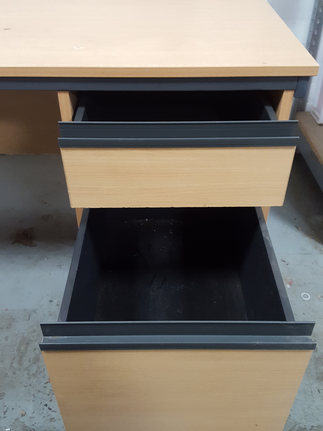 Image of Office Desk Table Veneer Writing