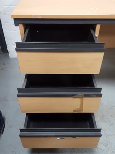 Thumbnail image of Office Desk Table Veneer Writing