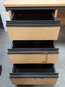 Thumbnail image of Office Desk Table Veneer Writing