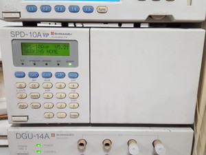 Thumbnail image of Shimadzu SCL-10A VP, SCL-10A VP, DGU-14A, LC-10AD VP HPLC + Software