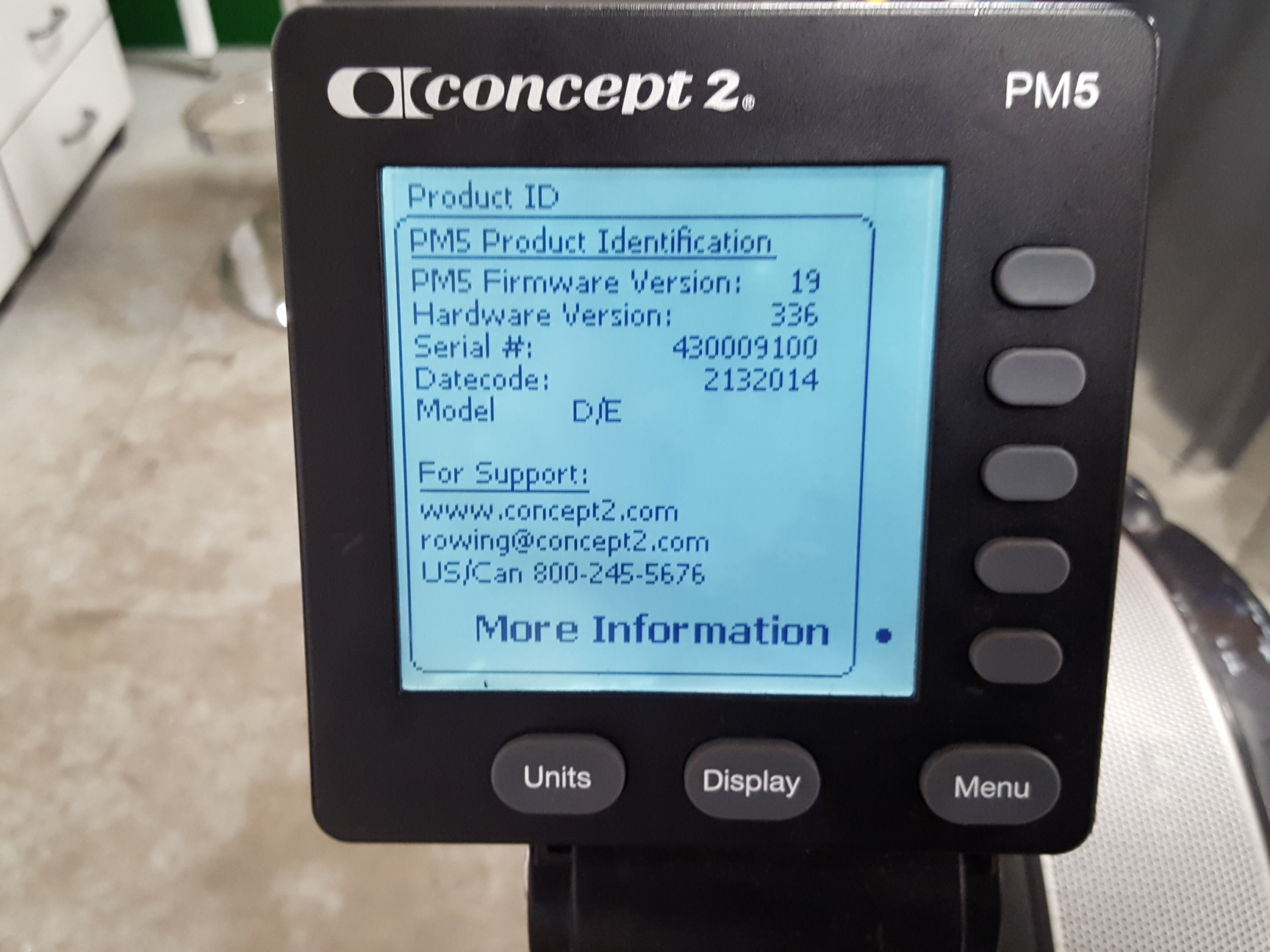 Image of Concept 2 Model D Indoor Rowing Machine With PM5 Monitor Gym Commercial