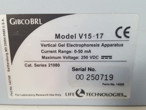 Thumbnail image of Bio-Rad Trans-Blot Turbo Transfer System + GibcoBRL Model V15-17 & Cassettes Lab