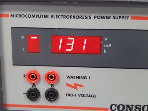 Thumbnail image of Consort Microcomputer Electrophoresis power supply E455