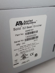 Thumbnail image of Applied Biosystems Solid EZ Beam System Emulsifier, Enrichment & Amplifier Lab