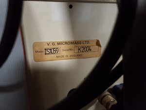 Thumbnail image of VG Micromass IS1059 Mass Spectrometer System + Vacuum Pumps & Accessories 