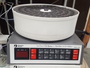 Thumbnail image of Pharmacia HPLC System 3x P-500 Pumps Fraction Collector, Controller LLC-501 Plus