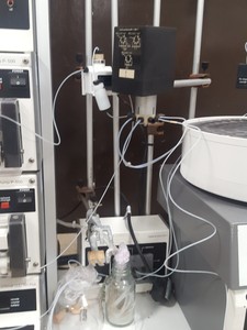 Thumbnail image of Pharmacia HPLC System 3x P-500 Pumps Fraction Collector, Controller LLC-501 Plus