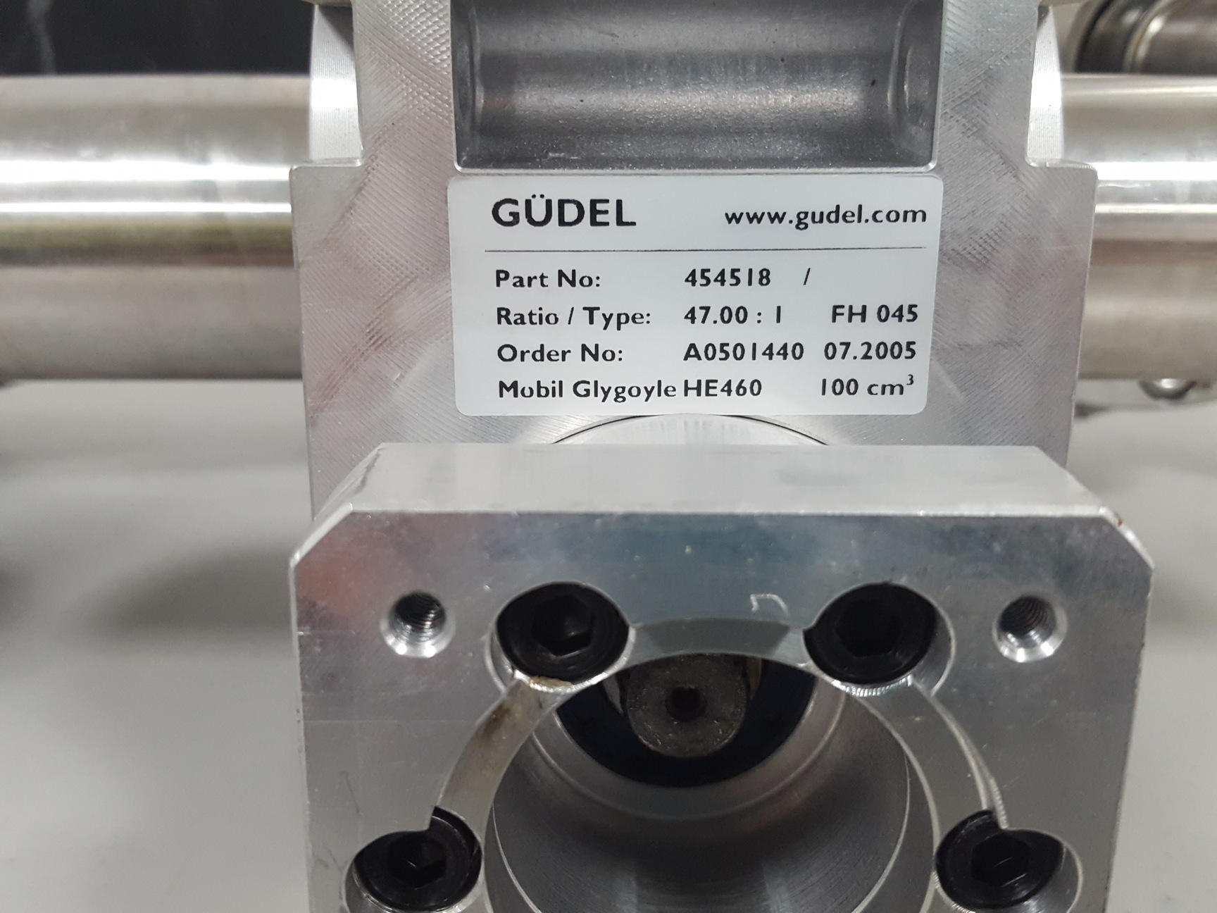 Image of Baldor Brushless AC Servomotor SV90B-275A Motor + Gearbox Gudel 454518