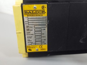 Thumbnail image of Baldor Brushless AC Servomotor SV90B-275A Motor + Gearbox Gudel 454518