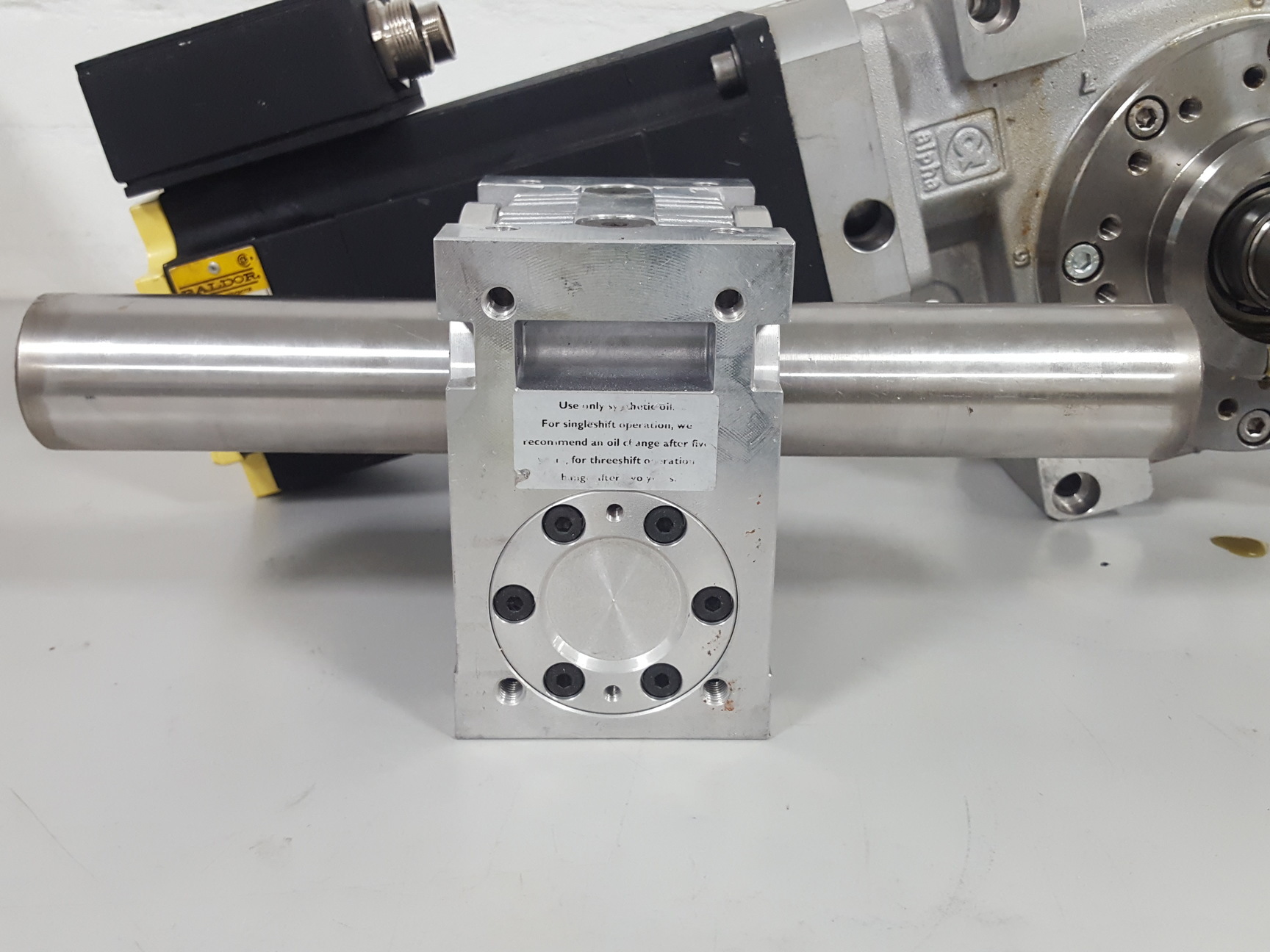 Image of Baldor Brushless AC Servomotor SV90B-275A Motor + Gearbox Gudel 454518