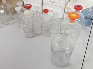 Thumbnail image of Lot of Volac Disposable Glass Pasteur Pippete & Glass Bottles Lab Glassware