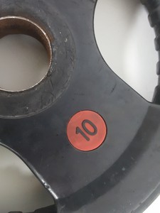 Thumbnail image of Bodymax 10kg Olympic Tri-Grip Weight Plate Gym