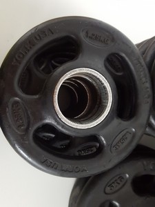 Thumbnail image of 162.5kg of York USA Olympic Weight Plates Gym 10kg, 5kg, 2.5kg, 1.25kg