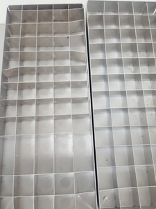 Thumbnail image of Lot of 20 Denley -80 Freezer Vial Sample Tray Storage Lab 38.1cm x 15.3cm