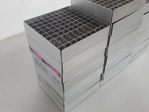 Thumbnail image of Lot of 22 Denley -80 Freezer Storage Racks Lab 
