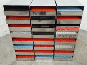 Thumbnail image of Lot of 6 Storage Tray Racks Lab Equipment