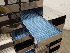 Thumbnail image of Lot of 12 Storage Tray Racks Lab Equipment