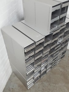 Thumbnail image of Lot of 23 Storage Racks -80 Freezer Storage Racks 48cm x 13.5cm x 30.5cm