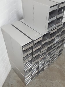 Thumbnail image of Lot of 23 Storage Racks -80 Freezer Storage Racks 48cm x 13.5cm x 30.5cm