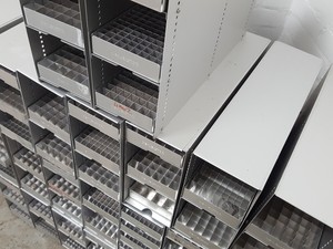 Thumbnail image of Lot of 23 Storage Racks -80 Freezer Storage Racks 48cm x 13.5cm x 30.5cm