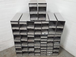 Thumbnail image of Lot of 23 Storage Racks -80 Freezer Storage Racks 48cm x 13.5cm x 30.5cm