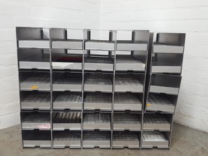 Thumbnail image of Lot of 15 -80 Freezer Storage Racks Lab 46cm x 16cm x 21.8cm 