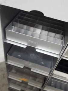 Thumbnail image of Lot of 15 -80 Freezer Storage Racks Lab 46cm x 16cm x 21.8cm 