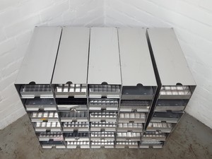 Thumbnail image of Lot of 15 -80 Freezer Storage Racks Lab 46cm x 16cm x 21.8cm