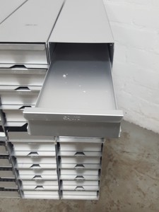 Thumbnail image of Lot of 7 Sanyo -80 Freezer Storage Racks Lab 55.9cm x 14cm x 29cm