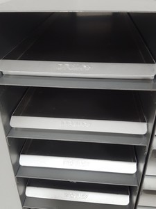 Thumbnail image of Lot of 7 Sanyo -80 Freezer Storage Racks Lab 55.9cm x 14cm x 29cm