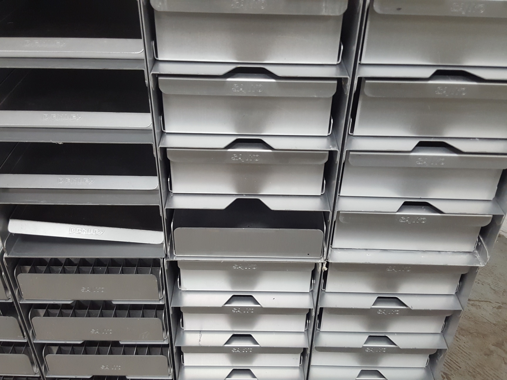 Image of Lot of 7 Sanyo -80 Freezer Storage Racks Lab 55.9cm x 14cm x 29cm