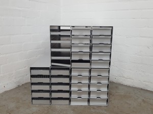 Thumbnail image of Lot of 7 Sanyo -80 Freezer Storage Racks Lab 55.9cm x 14cm x 29cm