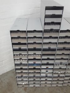 Thumbnail image of Lot of 21 Storage Racks -80 Freezer Storage Racks 46cm x 16cm  x 21.7 cm