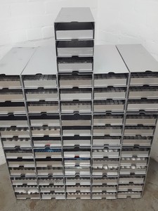 Thumbnail image of Lot of 21 Storage Racks -80 Freezer Storage Racks 46cm x 16cm  x 21.7 cm