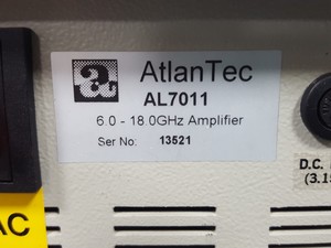 Thumbnail image of AtlanTec AL-7011 AL7011 6.0-18.0GHz Amplifier Lab 