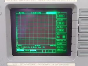 Thumbnail image of Stanford Research Systems SRS Model SR760 FFT Spectrum Analyzer Lab