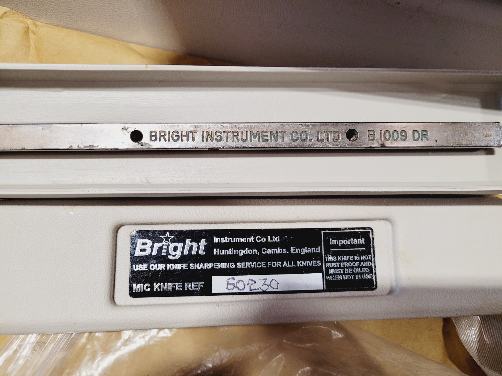 Image of Bright Clinicut 60 4000-01 Cryostat Microtome Lab 