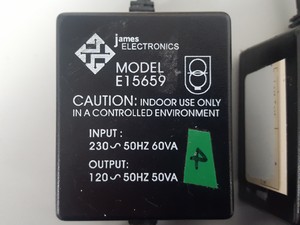 Thumbnail image of 3x James Electronics Model E15659 Power Adapters